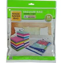 Vakumlu Poşet - Hurç Large Boy 50 cm X 70 cm Magic Saver Beyaz