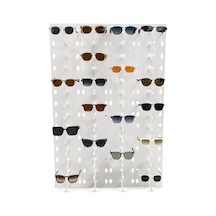 Duvara Monte Gözlük Standı 56'lı Pleksi 99x67 Cm Gözlük Düzenleyici