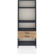 Arges Dolap 3 Raflı 2 Çekmeceli 88x30x221 Antrasit-çam Antrasit Arges Dolap 3 Raflı 2 Çekmeceli 88x30x221 Antrasit-çam Antrasit