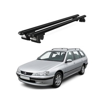 Venüs Peugeot 406 Station Wagon 1999-2005 Uyumlu Siyah Ara Atkı Port Bagaj Tavan Barı