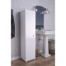 Çok Amaçlı Banyo Mutfak Kiler Dolabı Beyaz