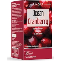Ocean Cranberry Turna Yemişi Ekstresi 30 Tablet Takviye Edici Gıda