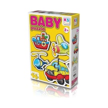 12003 Ks Baby Puzzle - Ulaşım Araçları / 15 Parça Puzzle / +2 Yaş