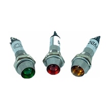 Sinyal Lambası Ø8mm Metal 12v Ic-225