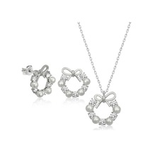 Casera's Gümüş İnci Kurdele Kadın Set Csr2184114 Gümüş