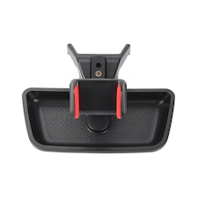 Maiyame Jeep Wrangler Jk 2012-2017 İçin Dönebilen Araç Telefon Tutucu - Abs Malzeme, Siyah Renk, 25x12x12cm Boyut Siyah