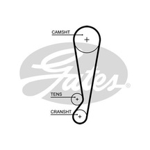 GATES 5664XS Triger Eksantrik Kayışı 107×253 Chery Qq3 0.8 1.1 06-