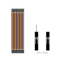 20 Pin 30cm Erkek - Dişi Breadboard Kablosu