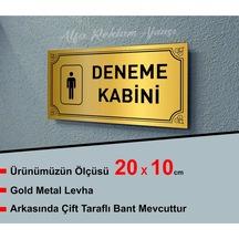 Deneme Kabini Bay Metal Levhaa 20 X 10 Cm