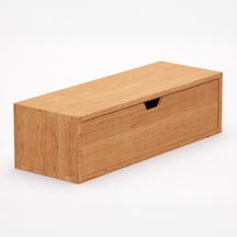 Desna Büyük Çekmeceli Mini Dolap 34 Cm Uzunluk X 12.1 Cm Genişlik X 9.6 Cm Woodsaka Doğal Ahşap