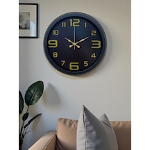 Prime Black 40 Cm Metal Modern Tasarım Duvar Saati Diğer
