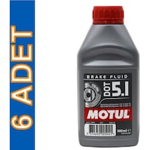 Motul Dot 5.1 500 Ml Tam Sentetik Fren Hidrolik Yağı 6 Adet