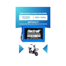 Motolux F7 Uyumlu Batarya Lifepo4 48v 14ah