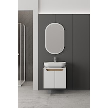 Biani Katia 60 Cm Banyo Dolabı Renk Mat Beyaz
