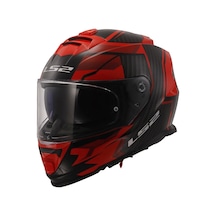 Ls2 Storm 2 Tracker Kask Kırmızı - Siyah