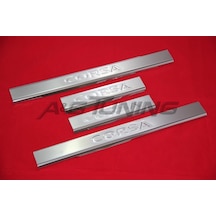 Opel Corsa C Krom Kapı Eşiği Tk 2000-2006 4Kapı Paslanmaz Çelik N11.4345