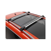 Audı A6 Allroad 1999-2005 Trx1 Thunder Carrier Kilitli Ara Atkı Taşıyıcı Tavan Barı Gri