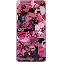 Poco F7 Pro Uyumlu Blackpink Kolaj Baskılı Silikon Kılıf Renkli
