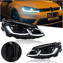 Volksvagen Golf 7 Mk7 2014-2015 J Dizayn Ön Far