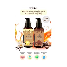 Rekze Çikolata & Vanilya Aromalı Masaj Yağı 100 Ml Aromaterapi, Nemlendirici Ve Etkili - 744967438