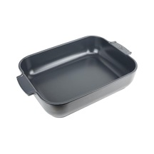 Appolia Dikdörtgen Saplı Fırın Kabı, Seramik, Arduvaz/gri, 8,3 X 40,5 X 27,2 Cm, Kapasite: Yakl. 4 L, 60022 Diğer