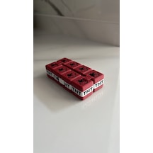 Piksel Blok Tasarımlı 3d Baskı Stres Küpü / Fidget Cube / Oyuncak
