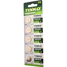 Tinko CR1616 3 V Blister Lityum Pil 5'li