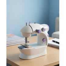 Mini Dikiş Makinesi, Ayarlanabilir Hız, Işıklı, Ev Tipi 0