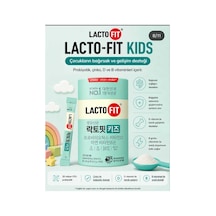 Lacto-fit Kids Probiyotik, Çinko, D Ve B Vitaminleri İçeren Çocuk Takviye Edici Gıda 60 Saşe 120 G