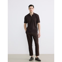 Lcw Vision Kahverengi Standart Kalıp Erkek Gabardin Pantolon