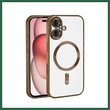 Bezos İphone 17 Uyumlu Kross Magneticsafe Kapak - Çöl Titanyum Bzs01