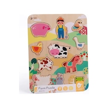 Classic World Ahşap Yapboz - Farm 40070