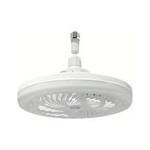 Xuweiwei Beyaz Led Akıllı Fan Işığı 3 Hız 17 Mod Karartma Uzaktan Kumanda E27 Düşük Profil Tavan Fanı