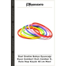Özel Üretim Bahçe Oyuncağı Oyun Çemberi Hızlı Çember K. Hulo Hop Küçük 48 Cm Mavi