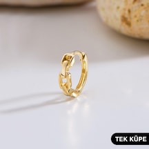 Goldkupe 14 Ayar Tek Halka Altın Küpe 0,55 Gr-6320