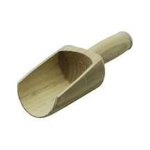 Bambu Baharat Küreği, Ahşap Mutfak Kaşığı, Büyük Boy, Doğal Bambu Malzeme
