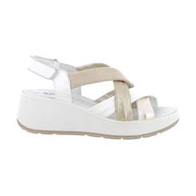 Bianco Platino Sandalet Kadın Diğer 1163199 Igı&co Dcr 11631 Fodera Capra Beyaz
