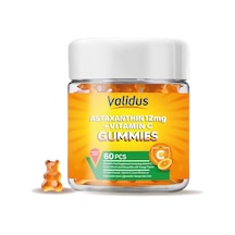 Astaksantin 12 Mg Vitamin C Gummıes