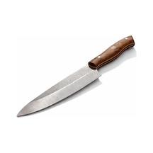N690 Gyuto Şef Bıçağı Profesyonel Mutfak Bıçağı, Ceviz Saplı, Ultra Keskin Japon Tipi Chef Knife, Et Sebze