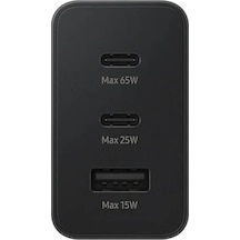 Samsung Uyumlu Ep - T6530 Type C & Type A Hızlı Şarj Aleti Üçlü (65W - 2