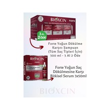 Tr Forte Yoğun Saç Dökülmesine Karşı Şampuan Ve Serum Set, 300 Ml + 150 Ml Genel
