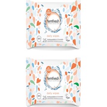 Femfresh Genital Bölge Yıkama Islak Mendili 2 x 25'li