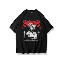 Tarzsokak Unisex Sadness Tshirt Siyah Siyah