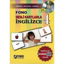 Fono Sesli Kartlarla İngilizce 4 (Cd'li)- Fono Yayınları