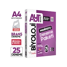 2026 Yks Ayt Biyoloji 25li Manifesto Branş Deneme Paketi Çözümlü
