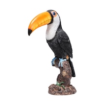 Suntek Magideal Toucan Güdük Heykeli Reçine Süs El Yapımı 12"