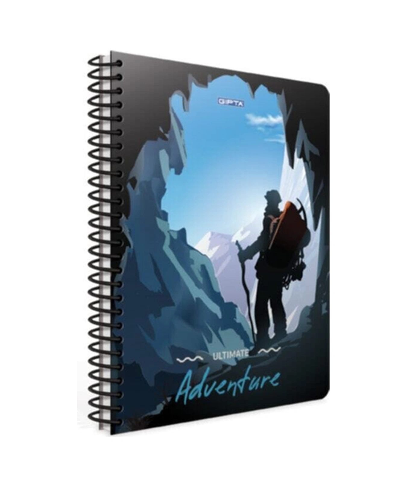 Adventure Spiralli Karton Kapak Defter 17x24cm 80 Yaprak Çizgili 4 Lü Paket 3847