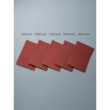 Su Zımparası, Yumuşak Kağıt, Yüksek Kalite 23x28 Cm 220,1000,1200,1500,1800 Kum 5 Parça