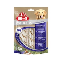 Delights Bones Biftekli Twested Sticks Burgu Çubuğu Köpek Ödülü 190 Gr