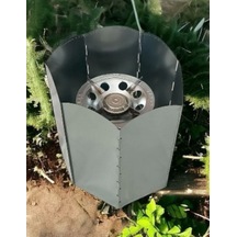 Katlanır Rüzgarlık Ateş Arkası Yağ Koruyucu Rüzgarlık